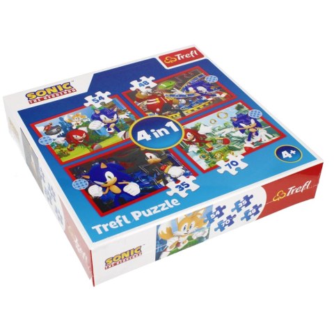 Puzzle 4W1 Przygody Sonica TREFL 34625 TR