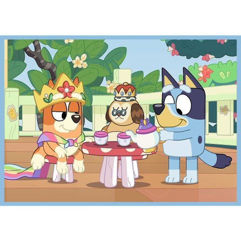Puzzle 4w1 Bluey i jego świat TREFL 34637 TR