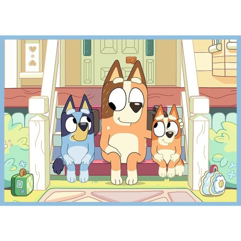 Puzzle 4w1 Bluey i jego świat TREFL 34637 TR