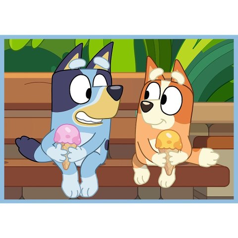 Puzzle 4w1 Bluey i jego świat TREFL 34637 TR