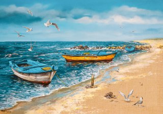 Puzzle 500 el. Morning at the Seaside CASTORLAND B-53919