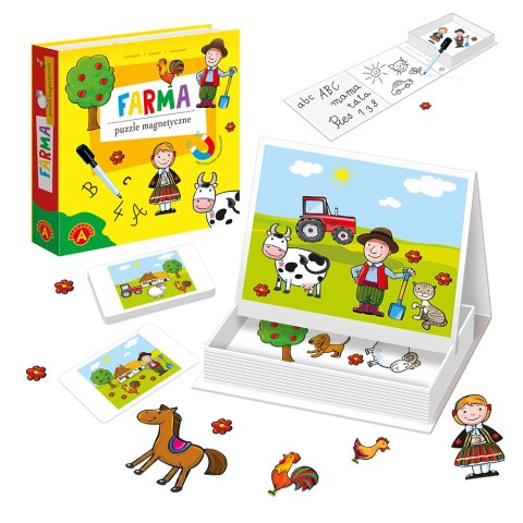 Puzzle magnetyczne 24 elementy ALEXANDER 2678 ALX