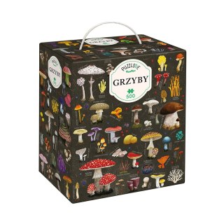 Puzzlove CzuCzu Grzyby 500 el. puzzle rodzinne