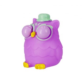 Zabawka wyciskana Sowa 7 cm MEGA CREATIVE 531495