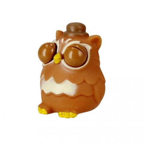 Zabawka wyciskana Sowa 7 cm MEGA CREATIVE 531495