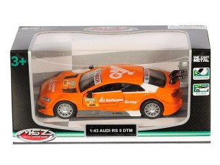 Auto osobowe metalowe P/B 14x7x7 Audi RS5 pomarańczowe DAFFI M-307 .