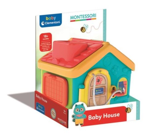 Clementoni Domek edukacyjny interaktywny 21x24x17 Montessori 17874