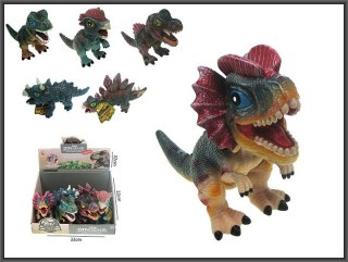 Dinozaury z dźwiękiem 20cm 6-rodzajów