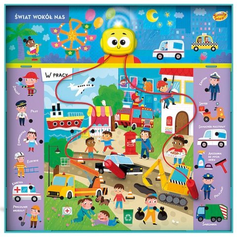 Gra edukacyjna Quiz elektryczny Świat wokół nas SMILY PLAY SP98278