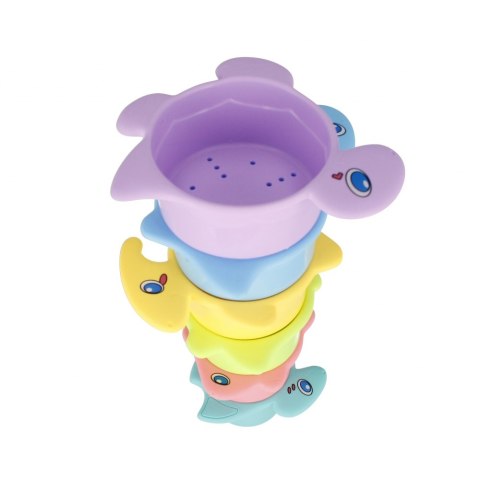 Kubeczki do układania Zwierzątka 15cm siatka MEGA CREATIVE 532190