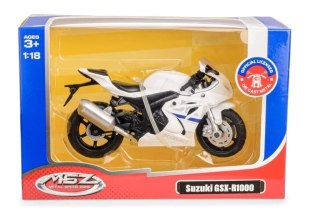 MSZ SUZUKI GSX-R1000 biały 1:18