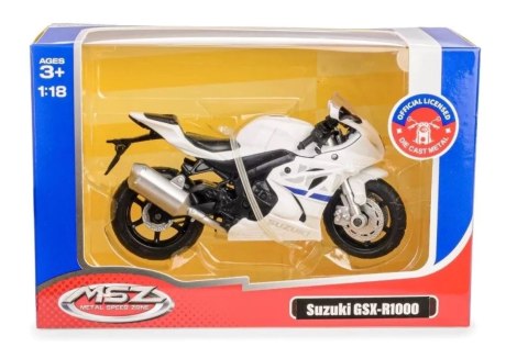 MSZ SUZUKI GSX-R1000 biały 1:18