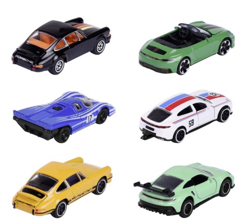 Majorette Porsche Premium Cars, 6-rodz.