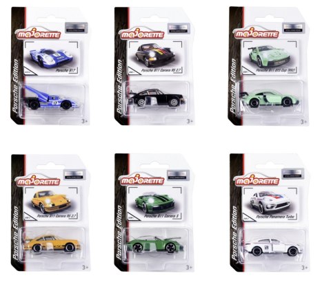Majorette Porsche Premium Cars, 6-rodz.