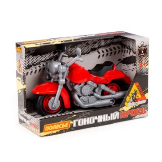 Motocykl 31x12x21 wyścigowy kros czerwony WADER POLESIE 95299