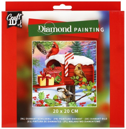 Mozaika cekinowa 20x20 cm samoprzylepna diamenty Zima 102580 BEM