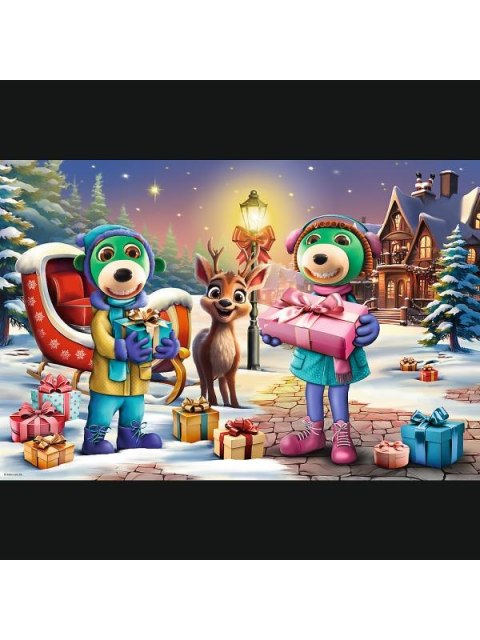 PUZZLE 24EL TREFL MAXI TREFLIKI ZIMOWY CZAS PUD8
