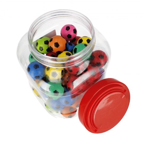 Piłka kauczukowa 3cm 60szt Piłka Nożna MEGA CREATIVE 536518