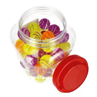 Piłka kauczukowa 3cm 60szt Spirala Neon MEGA CREATIVE 536516