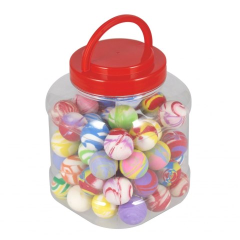 Piłka kauczukowa 3cm 60szt Tęcza MEGA CREATIVE 536517
