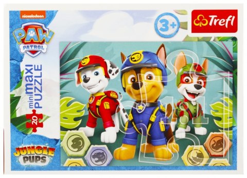 Puzzle 20el MiniMaxi Wesołe pieski TREFL 21145 TR