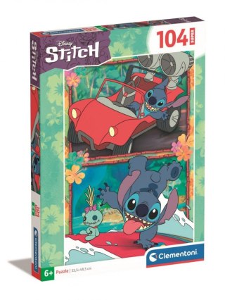 Puzzle Clementoni 104 elementy Stitch 27571