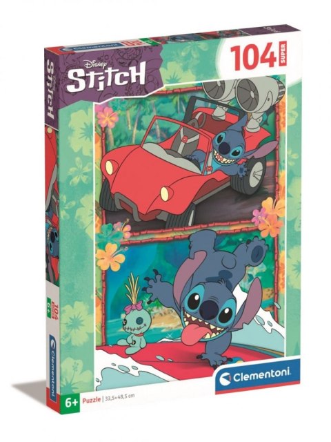 Puzzle Clementoni 104 elementy Stitch 27571