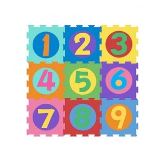 Puzzle piankowe mata 32x32 cm Cyfry SMILY PLAY SP84502