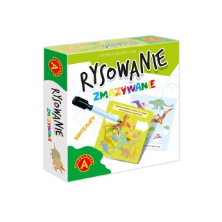 Zabawka edukacyjna Rysowanie zmazywanie Dinozaury PUD ALEXANDER 2687 ALX