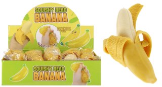 Zabawka wyciskana Banan 14cm mix MEGA CREATIVE 532548
