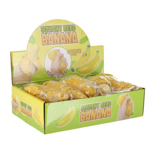 Zabawka wyciskana Banan 14cm mix MEGA CREATIVE 532548