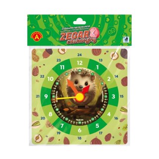 Zegar edukacyjny 25x32 Jeżyk PBH ALEXANDER 2793 ALX