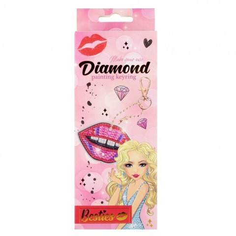 Zestaw kreatywny Stwórz diamentowy brelok Usta 098883 ROZ