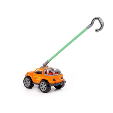 Auto do pchania 65 cm Legionista z rączką pomarańczowe Wader Polesie POLESIE 69336 WADP