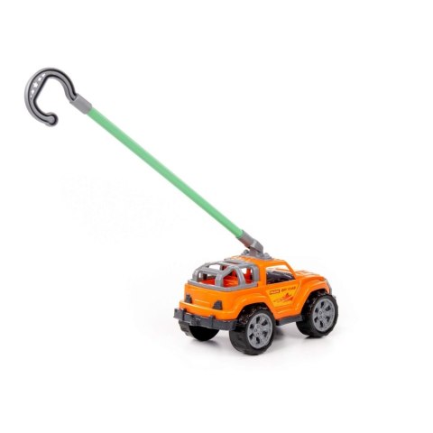Auto do pchania 65 cm Legionista z rączką pomarańczowe Wader Polesie POLESIE 69336 WADP