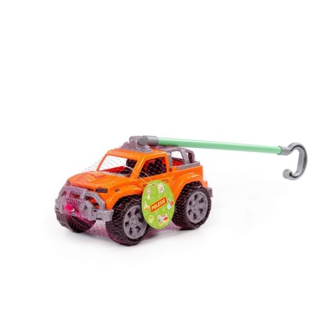 Auto do pchania 65 cm Legionista z rączką pomarańczowe Wader Polesie POLESIE 69336 WADP