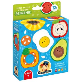 CZUCZU MOJE PUZZLE Z DZIURKĄ JEDZENIE 12 MIES.