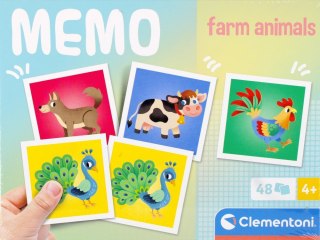 Clementoni Gra Memo Farm Animals 18316