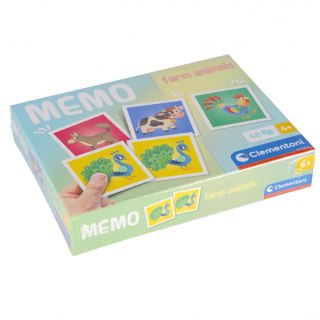 Clementoni Gra Memo Farm Animals 18316