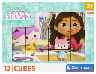 Clementoni Klocki obrotowe 12el Domek Gabi 41193
