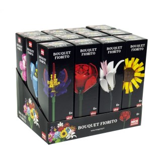 Klocki konstrukcyjne Kwiaty mix Nice ALBA MOLI N-0029 065
