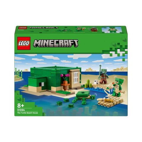 Klocki konstrukcyjne LEGO 21254 MINECRAFT Domek żółwi LEGO 21254
