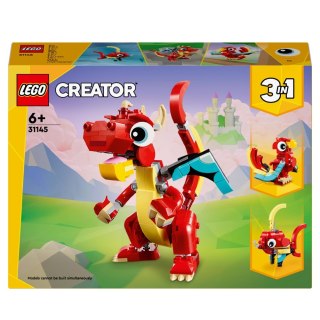 Klocki konstrukcyjne LEGO 31145 CREATOR Czerwony smok LEGO 31145