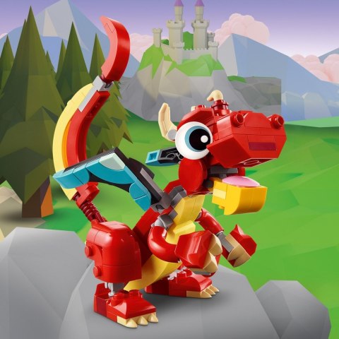 Klocki konstrukcyjne LEGO 31145 CREATOR Czerwony smok LEGO 31145