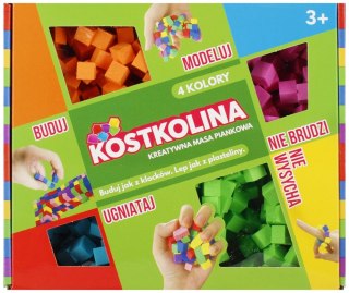 Pianka do modelowania Kostkolina 4kol zielona ART AND PLAY