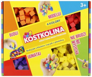 Pianka do modelowania Kostkolina 4kol żółta ART AND PLAY 13080204