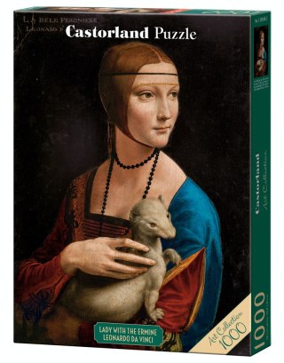 Puzzle 1000 el. Lady with the Ermine, Leonardo da Vinci CASTORLAND C-105168