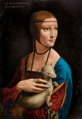 Puzzle 1000 el. Lady with the Ermine, Leonardo da Vinci CASTORLAND C-105168