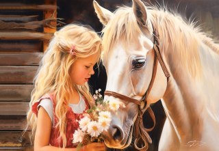 Puzzle 1000 el. My Friend Horse CASTORLAND C-105205