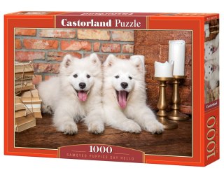Puzzle 1000 el. Samoyed Puppies Say Hello CASTORLAND C-105137